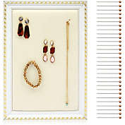 Okuna Outpost Hanging Jewelry Display Board with 40 Pins (9.8 x 13.75 x 0.75 In)