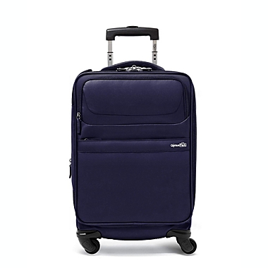 Genius Pack G4 22" 4-Wheel Carry-On Luggage G4 - Navy. View a larger version of this product image.