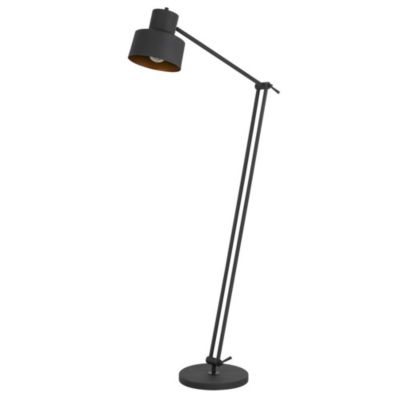 Cal Lighting 60W Davidson metal floor lamp with weighted base
