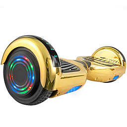 AOB Hoverboard in Gold Chrome with Bluetooth Speakers
