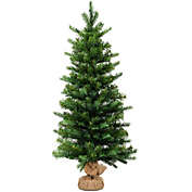 Costway 3 Feet Tabletop Battery Operated Christmas Tree with LED lights