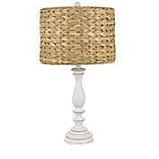 Crestview Collection Jenny White Seagrass Table Lamp