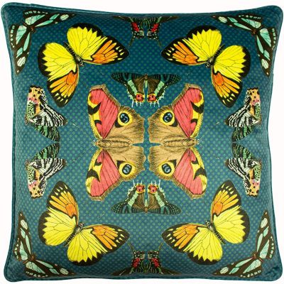Butterfly Astronaut Librafeminine Throw Pillow Multicolor 18x18