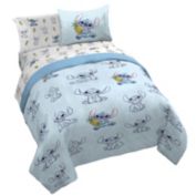 Saturday Park Disney Lilo & Stitch Watercolor Vibes 100% Organic Cotton Bed Set