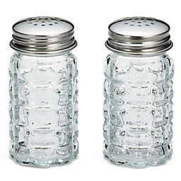Kitchen Supply SALT AND PEPPER SET OPTIC, 1.5 OUNCE