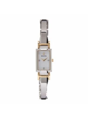 Bulova Womens 98P188 Classic Quartz Stainless Steel Watch