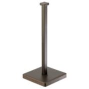 mDesign Modern Metal Free-Standing Toilet Paper Stand, Holds 3 Rolls