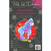 Pink Ink Designs King Kong Merrily On High 6 in x 8 in Clear Stamp Set