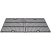 Outdoor Living and Style 2pc Matte Cast Iron Cooking Grid for Charbroil Gas Grills 26.25"