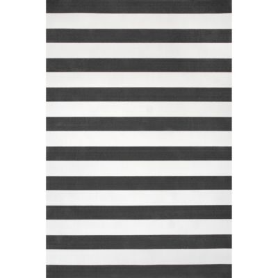 Striped Outdoor Rugs Bed Bath Beyond, Black And White Striped Rugs Outdoor