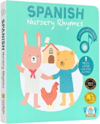 Spanish Books for Toddlers 1-3   Nursery Rhymes Book for Infants and Babies   Spanish Learning for Kids   Bilingual Toys   Music Books with Sound   Las Ruedas del Autobús Sound Book en Español