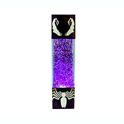 Marvel Spider-Man Venom Glitter Motion Mood Light   Nightstand Table Lamp with LED Light for Bedroom, Desk, Living Room   Home Decor Room Essentials   Superhero Comic Book Gifts   13 Inches