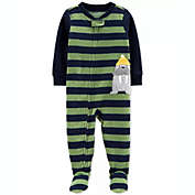 Carter&#39;s&#39;S Baby Boy&#39;s Fleece Pajamas Jumpsuits Black  Green/blue Size 24 Months