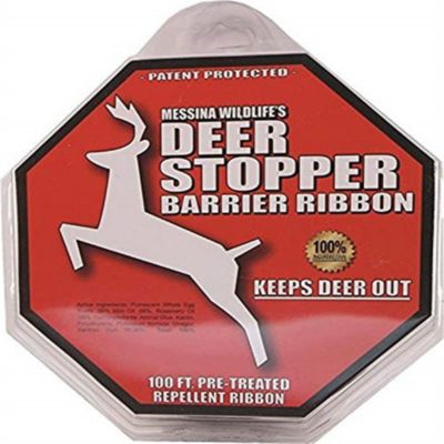 Messina Wildlife Deer Stopper 100' Barrier, 4.8 oz, Black Ribbon