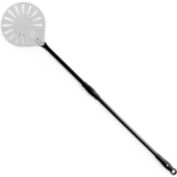 Chef Pomodoro Supreme Aluminum 9-Inch Turning Pizza Peel with Detachable Wood Handle