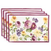 Homvare Table Placemats, Holiday Dinner, Parties, Home Décor, Woven Tapestry 13"X19"-Set of 4