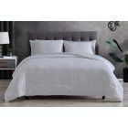 Alternate image 0 for The Nesting Company Pine Bedding Set 7 Piece Bed in a Bag Comforter Set Modern Hotel Quality Softness With 1 Reversible Comforter, 2 Shams, 1 Flat Sheet, 1 Fitted Sheet, 2 Pillow Cases - King - White