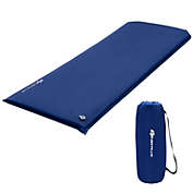 Slickblue Self-inflating Lightweight Folding Foam Sleeping Cot with Storage bag-Blue