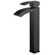 Bellaterra Home Palma Single Handle Bathroom Vanity Faucet in Black