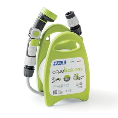 GF Garden 3/8 in. dia. x 33 ft. Hose with Hose Hanger Aqua Balcony