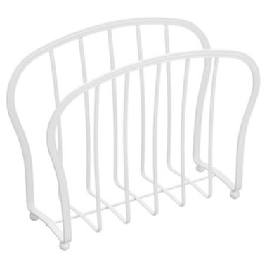 mDesign Metal Standing Rack Magazine Holder for Bathroom. View a larger version of this product image.