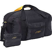 A.SAKS Lightweight Foldable Duffel Bags Black
