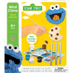 Works of Ahhh Craft Set - Sesame Street Wind Chime Wood Paint Kit