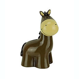 Things2Die4 Brown Happy Horse Childrens Coin Bank