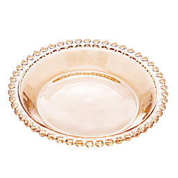 Wolff Pearl Collection Amber Crystal Deep Plates 14cm Set of 4
