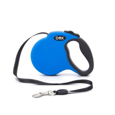 DDOXX Retractable Dog Leash - Strong Reflective Nylon Strips With Break & Lock System