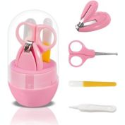 Infinity Merch Baby Infant Nail Clipper Kit Set in Pink