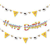 Big Dot of Happiness Let&#39;s Fiesta - Fiesta Birthday Party Letter Banner Decoration - 36 Banner Cutouts and Happy Birthday Banner Letters