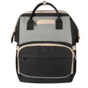 Infinity Merch Foldbale Diaper Bag 3 in 1 with 31.5" Crib+Mat