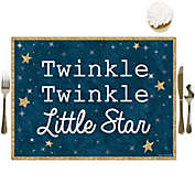 Big Dot of Happiness Twinkle Twinkle Little Star - Party Table Decorations - Baby Shower or Birthday Party Placemats - Set of 16