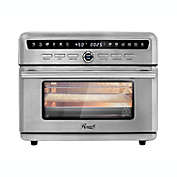 Everglade Home 1800 W 4-Tray Stainless Steel Air Fryer Convection Toaster Oven with Large Transparent Window