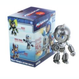 Mega Man Blind Box Metallic Action Vinyl - One Random 3.25-Inch Mini Mystery Figure With Metallic Armor & Multiple Articulation - Loyal Subjects Toy Collection - Proto, Skull, Sigma, Bass, Zero Man
