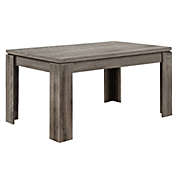 Monarch Specialties I 1055 Dining Table - 36&quot; X 60&quot; / Dark Taupe