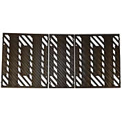 Outdoor Living and Style 3pc Matte Cast Iron Cooking Grid for Captain Cook Gas Grills 33.5"