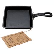 Iwgac Old Mountain Cast Iron Preseasoned Square Skillet