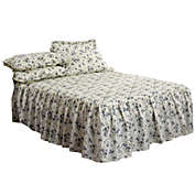 Emma Barclay Luxury Quilted Floral Beverly Bedspread With Pillowshams Bed Set