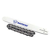 Farmertec FARMERTEC 36 Inch 3/8 .050 114DL Full Chisel Saw Chain and Guide Bar Compatible