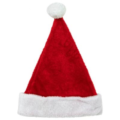 Naughty or Nice Reversible Santa Hat-By St Nicks Choice Soft Velvety Material 