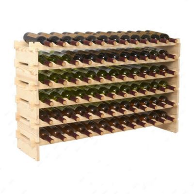 Kitcheniva Wine Rack Stackable Storage Stand Display Shelves