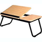 Kitcheniva Home Foldable Laptop Table Bed Adjustable Tilt