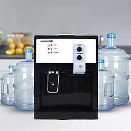Huashu Electric Hot&Cold Water Dispenser w/ Work Indicator in Black