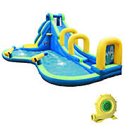 Gymax Kids Inflatable Water Park Bounce House with/without Blower