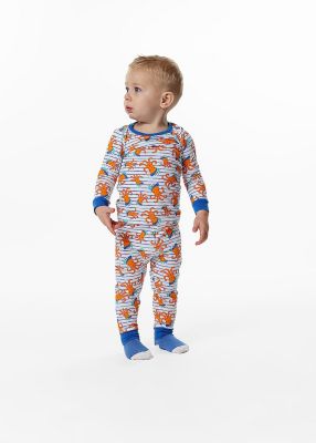 Sleep On It Infant/Toddler Boys Sea Ya! Octopus Snug Fit 2-Piece Pajama Sleep Set With Matching Socks