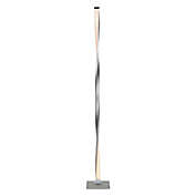 Helix LED Floor Lamp - Silver