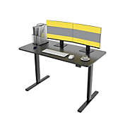 Smilegive Electric Standing Desk Height Adjustable Desk, 55 X 28 Inches Computer Desk