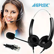 AGPtEK Binaural Telephone Headset EH800D